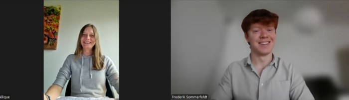Videocall mit Angélique