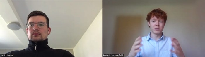 Videocall mit Patrick